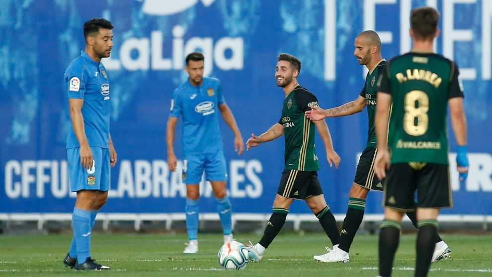 La Ponferradina asegura la victoria por 1-0 frente al Fuenlabrada con un gol de Sibille en la quinta jornada del Grupo 1 de la Primera Federación