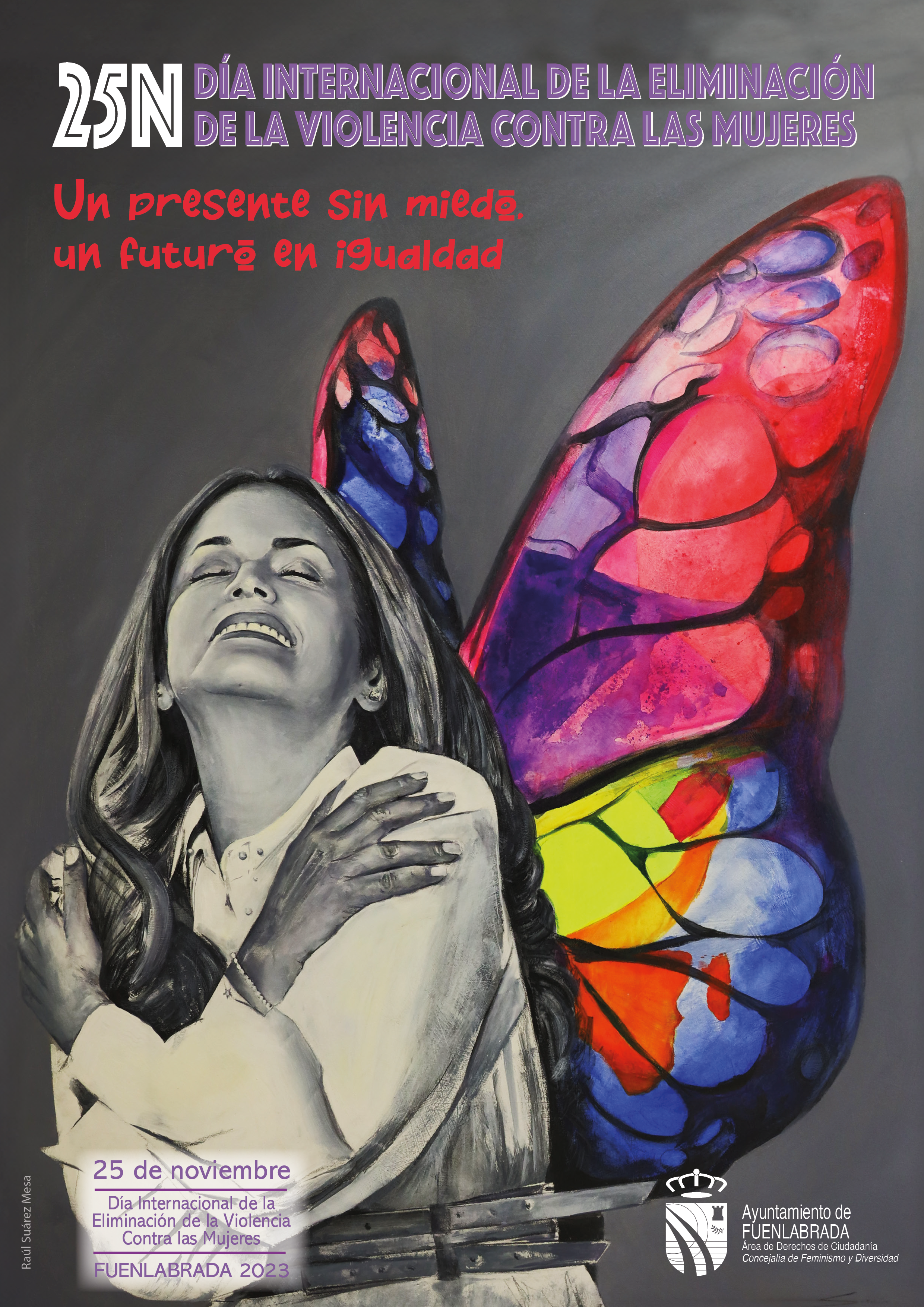 Durante noviembre, Fuenlabrada se sumerge en un programa morado de actividades, marchas nocturnas y edificios iluminados en solidaridad con el 25-N, reafirmando su compromiso contra la violencia de género.