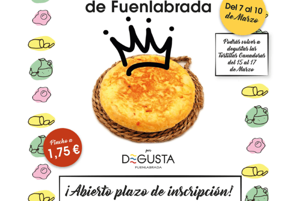 La III Feria de la Tortilla en Fuenlabrada, del 7 al 10 de marzo, invita a los establecimientos a ofrecer tapas de tortilla a precios especiales, con votaciones digitales y premios para las mejores creaciones, creando una experiencia gastronómica participativa y deliciosa.