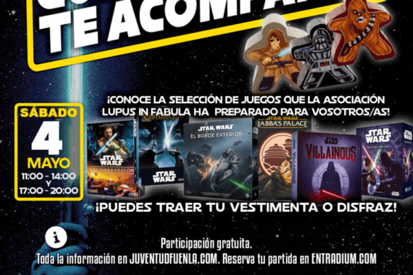 El Ayuntamiento de Fuenlabrada organiza la jornada 'Star Wars Day: Qué los meeples te acompañen' para celebrar el Día Internacional de Star Wars