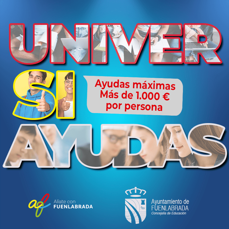 El Ayuntamiento de Fuenlabrada destina más de 2 millones de euros a 'Universiayudas' para más de mil estudiantes universitarios.