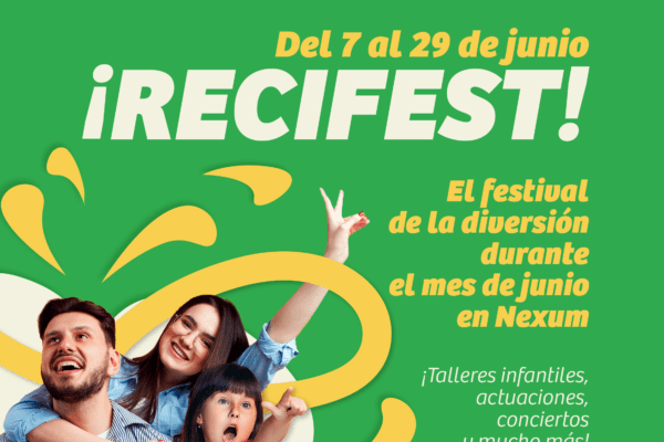 Este junio, Nexum Retail Park celebra RECIFEST con talleres, exhibiciones de baile, conciertos y sesiones de DJ para toda la familia.