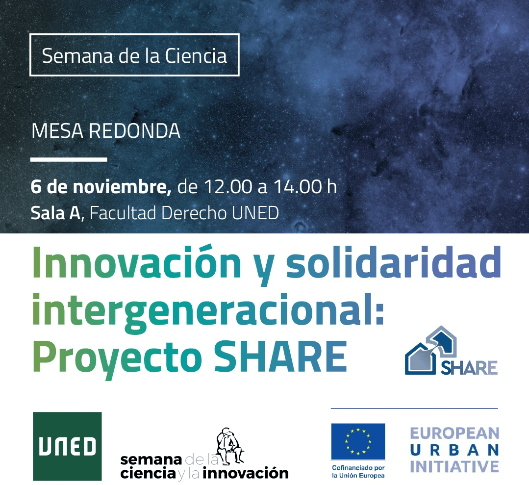 El programa SHARE de Fuenlabrada protagonizará una conferencia en la Semana de la Ciencia de Madrid, analizando su modelo de vivienda intergeneracional y sostenible. Inscripción abierta.