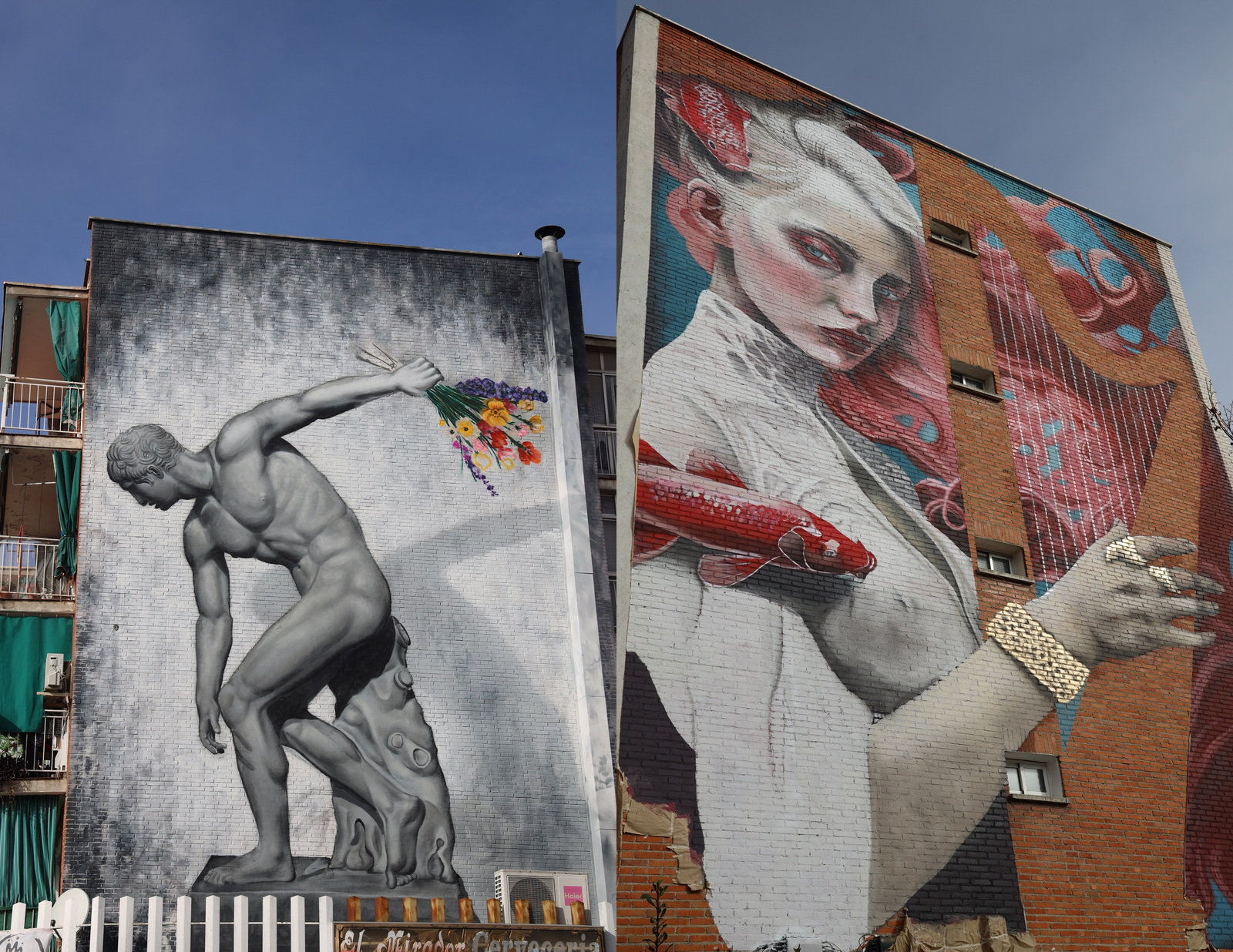 El Museo de Arte Urbano de Fuenlabrada (MAUF) incorpora dos obras icónicas: Sirena de Sfhir y Discóbolo de Diego As. Estos murales, situados en el centro de la ciudad, amplían el atractivo cultural del distrito.