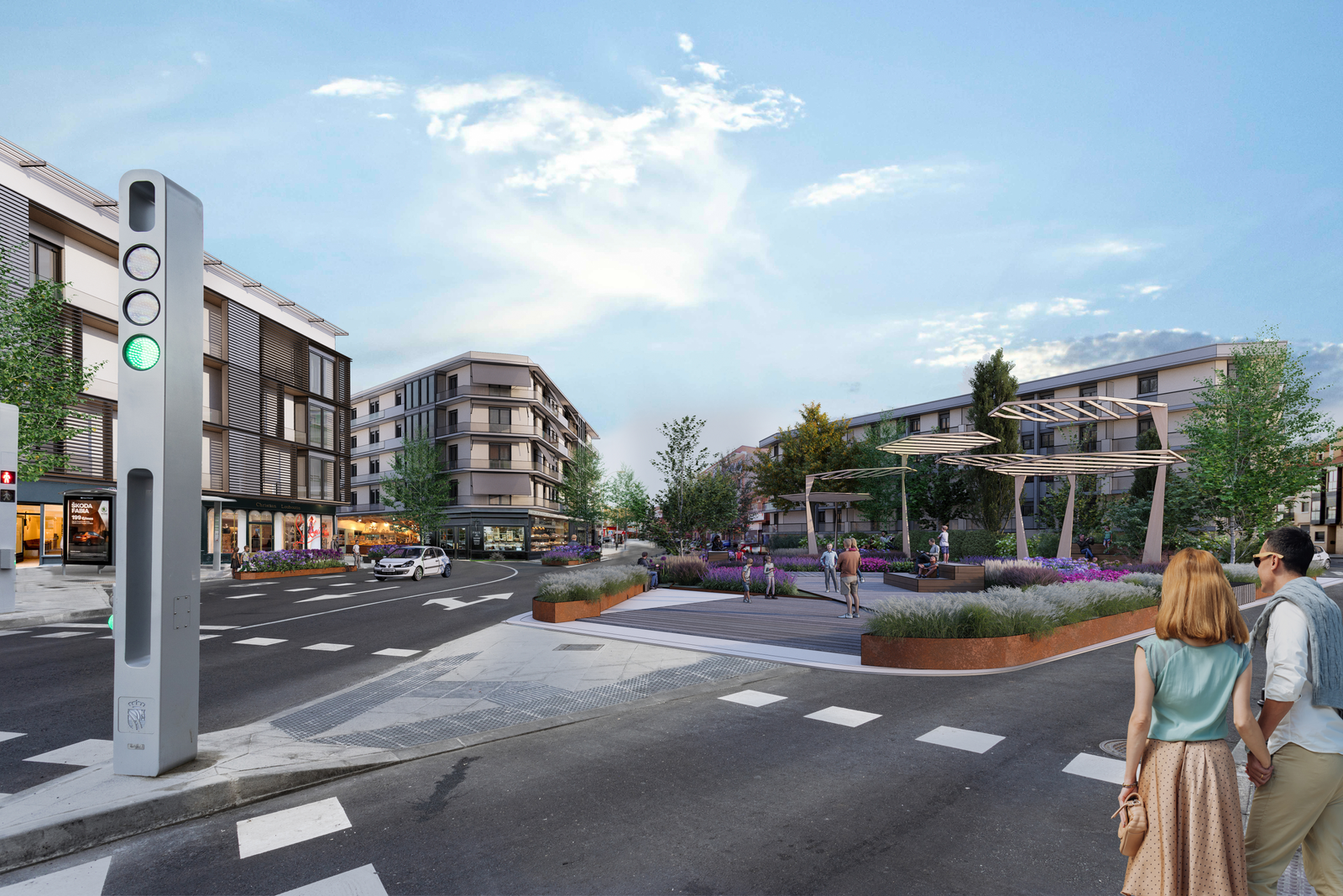 La transformación del Distrito Centro de Fuenlabrada eliminará la gasolinera para dar paso a un espacio cultural, administrativo y un parking subterráneo.