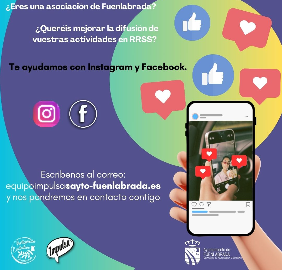 El Ayuntamiento de Fuenlabrada lanza acciones formativas para asociaciones, ofreciendo asesoramiento en redes sociales, diseño de carteles y certificado digital.