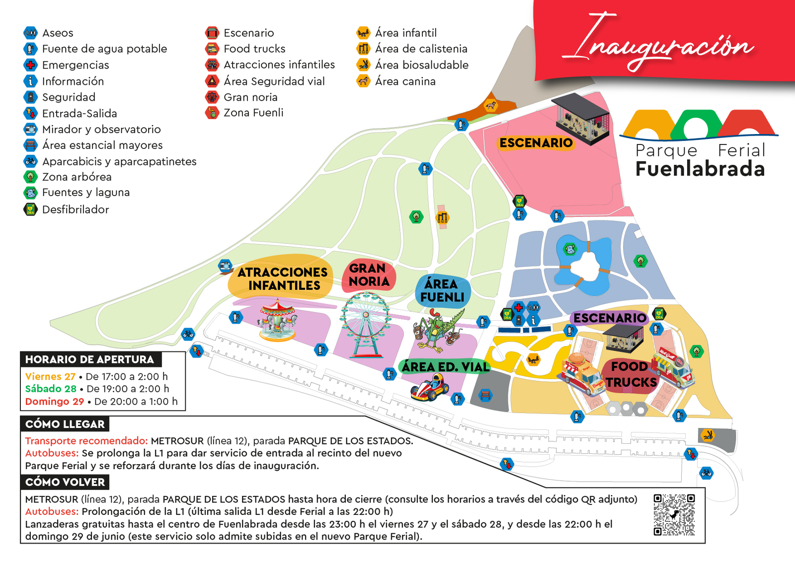 Fuenlabrada inaugura su nuevo Parque Ferial con conciertos, actividades familiares y espectáculos para todos los públicos Fuenlabrada inaugura su nuevo Parque Ferial con conciertos, actividades familiares y espectáculos para todos los públicos