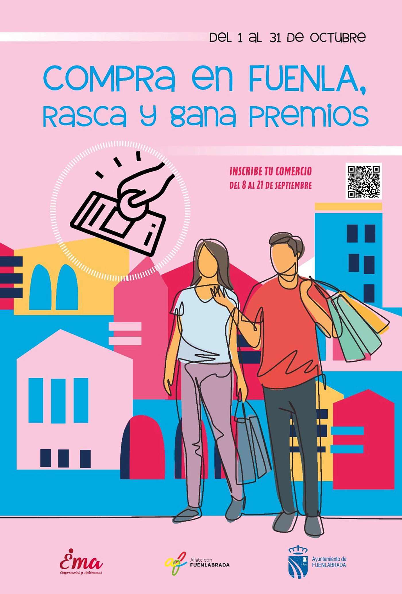 Compra en Fuenla, rasca y gana: nueva campaña de apoyo al comercio local Compra en Fuenla, rasca y gana: nueva campaña de apoyo al comercio local