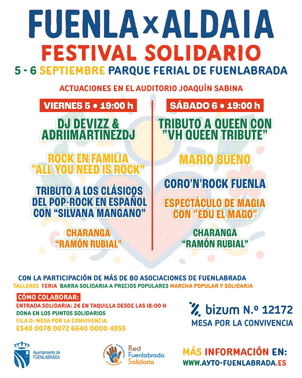 Festival solidario “Fuenlabrada x Aldaia” y Mercado Medieval llenan de música y tradición el fin de semana Festival solidario “Fuenlabrada x Aldaia” y Mercado Medieval llenan de música y tradición el fin de semana
