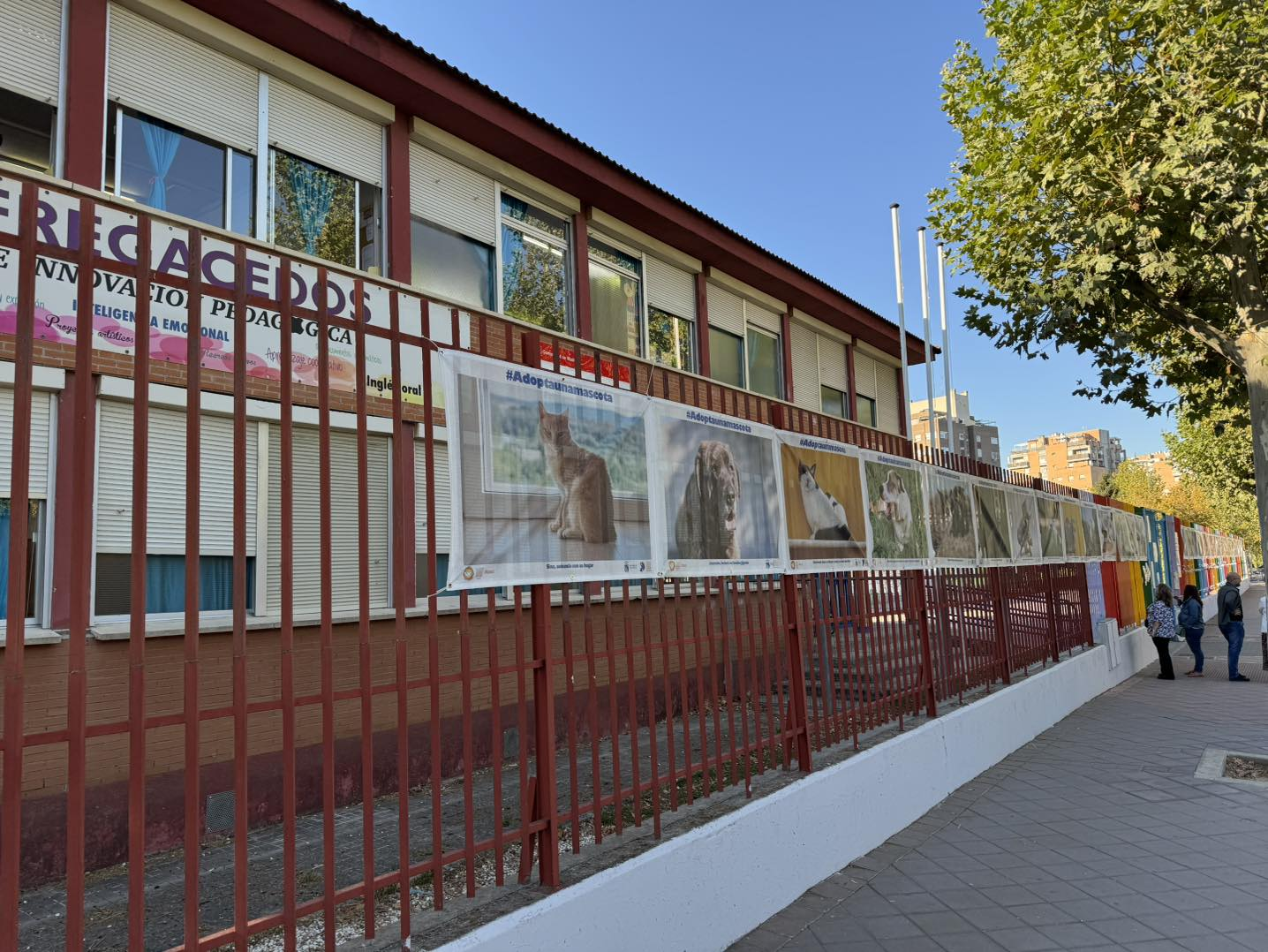 La exposición ‘Pelud@s con futuro’ sensibiliza sobre la adopción responsable en los colegios de Fuenlabrada