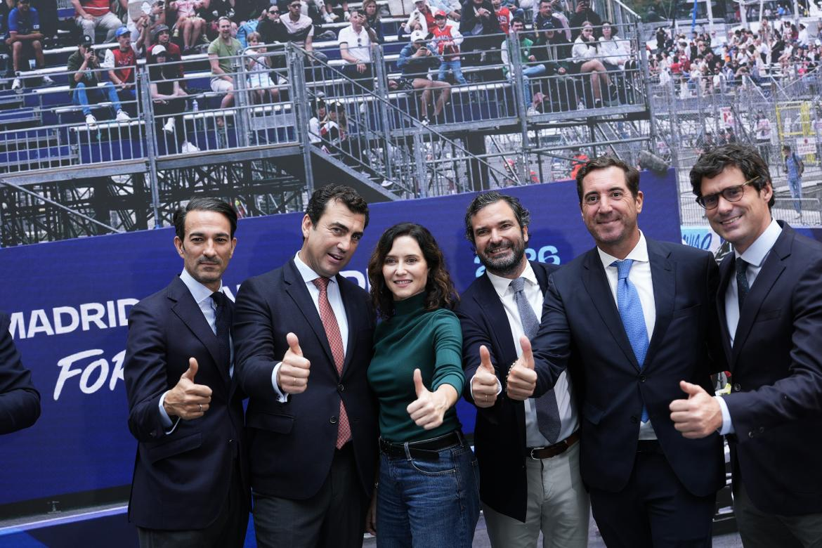 Díaz Ayuso presenta el Campeonato del Mundo de Fórmula E 2026: “Llega para quedarse”
