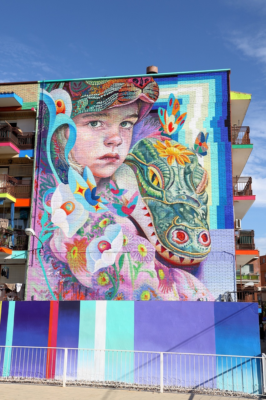 Fuenlabrada competirá con su mural ‘Niños Perdidos’ de Murfin por el premio al Mejor Mural del Mundo 2025