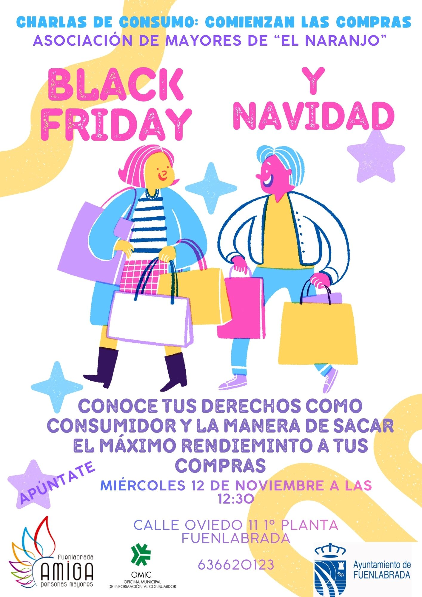 Charlas informativas de la OMIC Fuenlabrada para unas compras seguras en Black Friday y Navidad