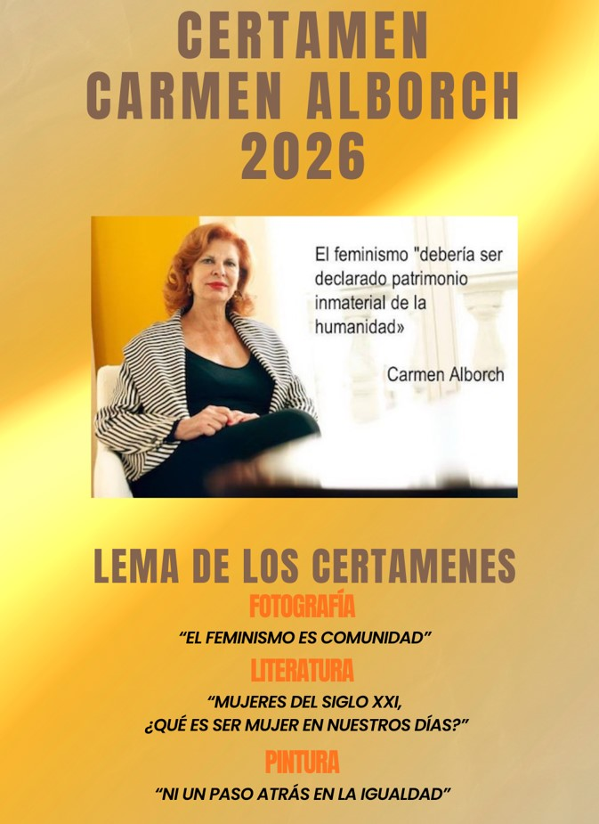 Certámenes Carmen Alborch Fuenlabrada 2026: Premios de hasta 1.000€ por el 8M