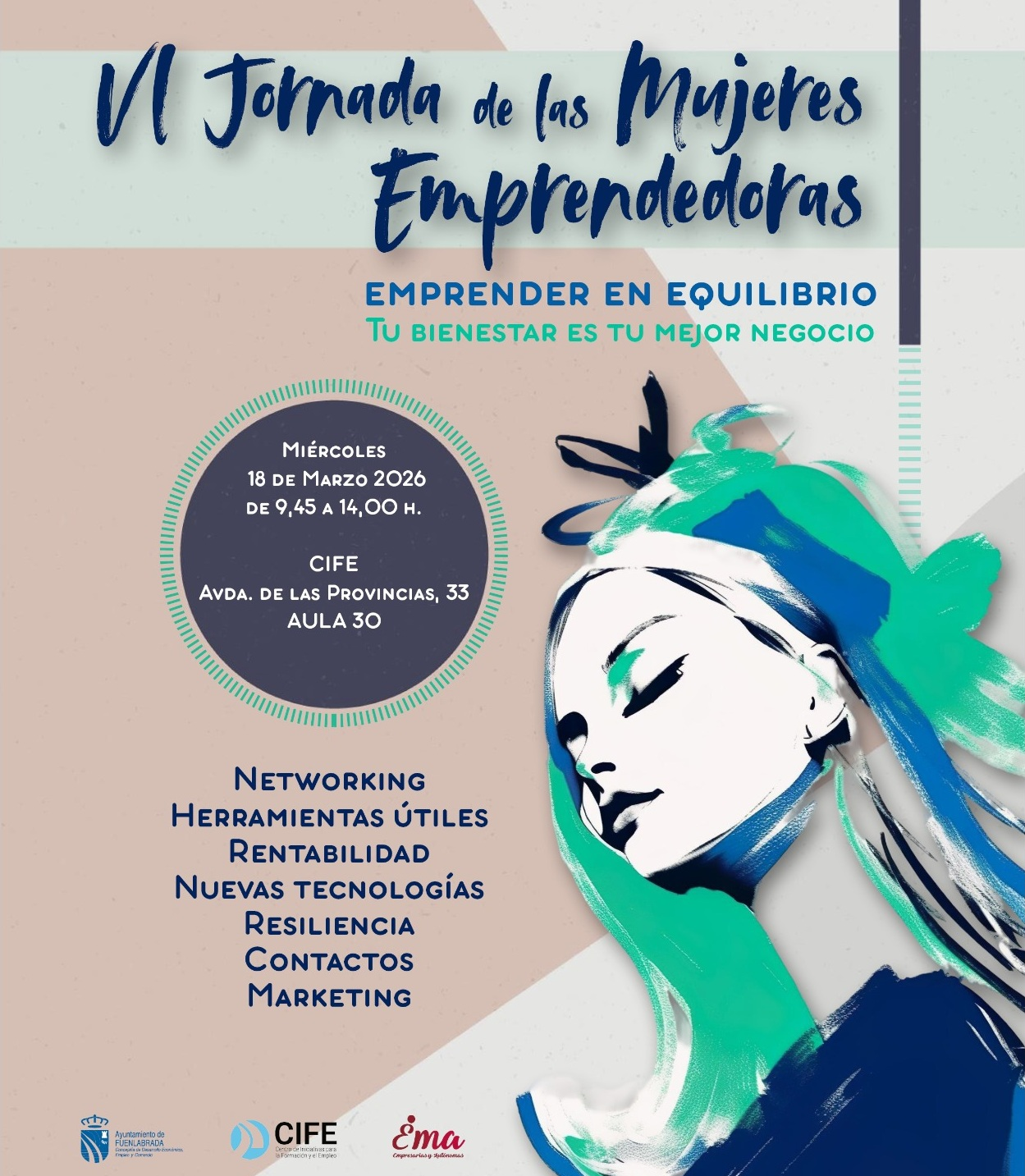 Fotografía profesional y tarjetas digitales gratis en la VI Jornada de Mujeres Emprendedoras