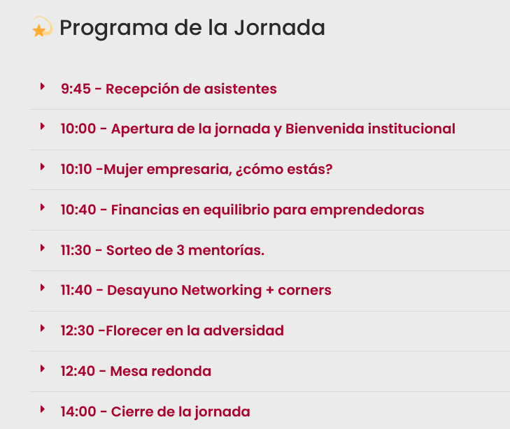 Fuenlabrada impulsa el bienestar en la VI Jornada de Mujeres Emprendedoras. Programa de la jornada