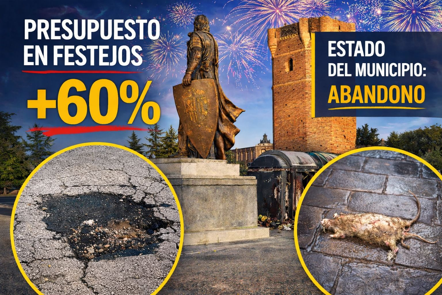 VOX Arroyomolinos denuncia un “juego de trileros” presupuestario