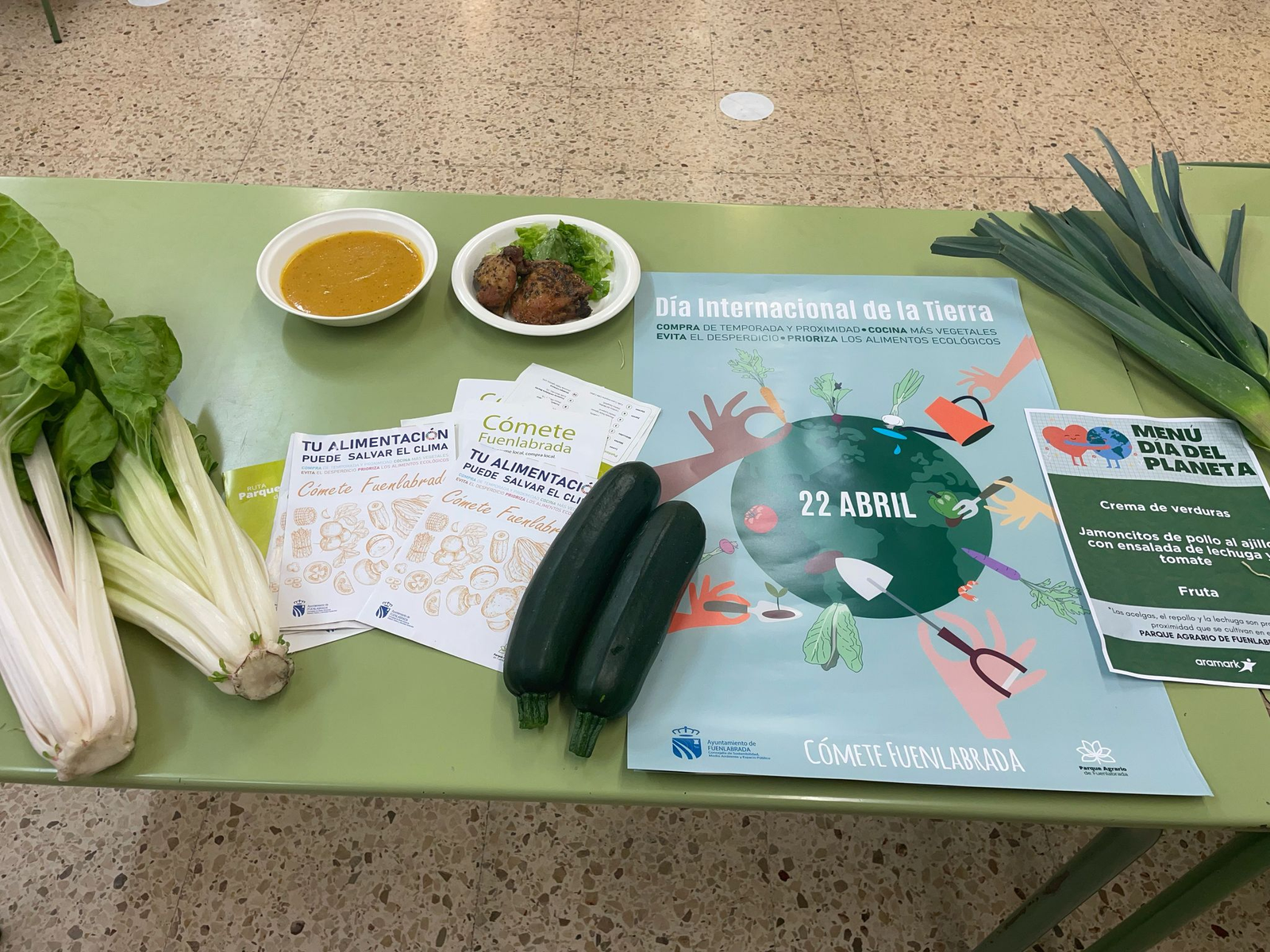 “Comida por el Clima” en Fuenlabrada: Menús para 4.200 niños