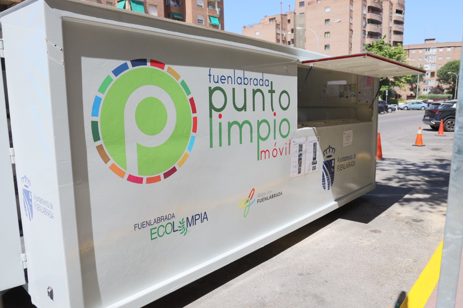 Los puntos limpios de Fuenlabrada adelantan su horario de verano para protegerse de las altas temperaturas